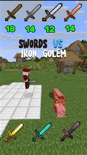 ALL Swords vs Iron Golem 🗡️
