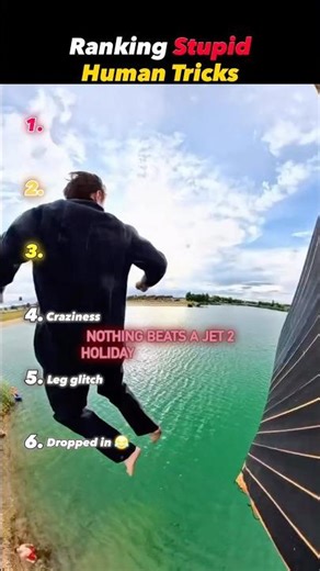 Ranking Stupid Human Tricks 😂🫣 Wait for number 1 🤦‍♂️