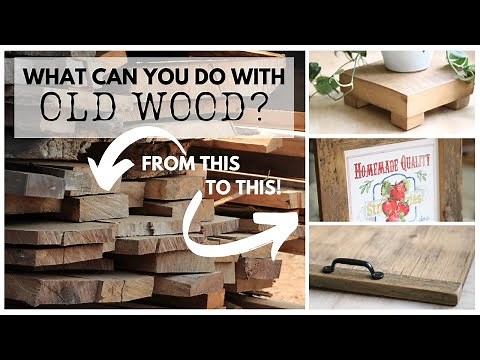 Old Wood Projects ~ Barn Wood Home Decor ~ DIY Home Decorations ~ Old Wood Ideas