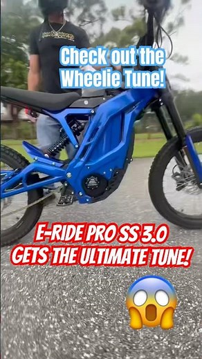 Game-Changing Tuning for the E-Ride Pro SS 3.0! Wheelies made easy! #surron #eride #wheelie #ebike