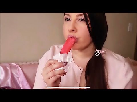 ASMR Eating Popsicle Sounds