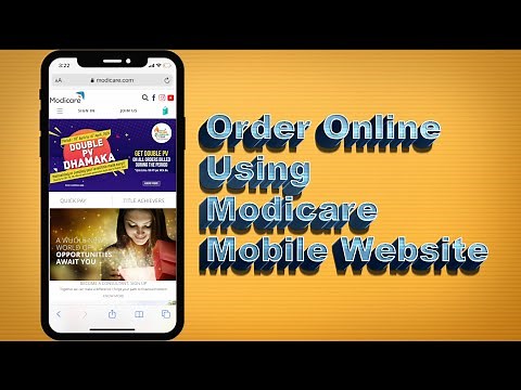 Modicare Online Billing Guide | How To Order Modicare Products Online Using Mobile Website