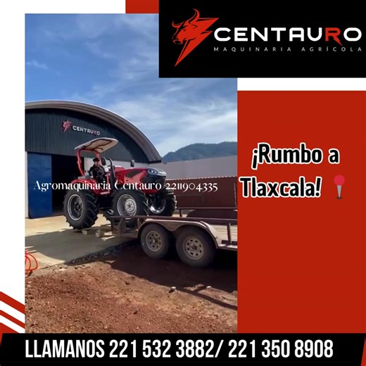 🚜🔥 ¡Potencia Entregada! Tractor de 80 HP rumbo a Tlaxcala 🔥🚜 En Agromaquinaria Centauro seguimos impulsando la productividad del campo mexicano. En esta ocasión, realizamos la entrega de un imponente Tractor de 80 HP, un equipo diseñado para las jornadas más exigentes, que ya se encuentra camino a su nuevo hogar en el estado de Tlaxcala. 💪🌾 Este gigante del campo fue elegido por su versatilidad y fuerza, ideal para productores que buscan eficiencia y durabilidad en cada surco. 🔧 ¿Por qué 