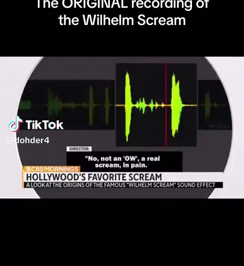 The Wilhelm Scream’s original recording #fyp #film #movie #movies #filmtok #sound #wilhelmscream
