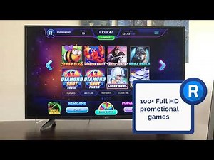 Enjoy 100+ FullHD promo games on a large screen with Riverslot TV Center