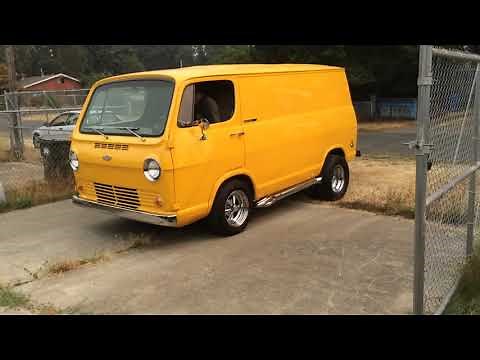 1965 Chevy Van start up and test drive