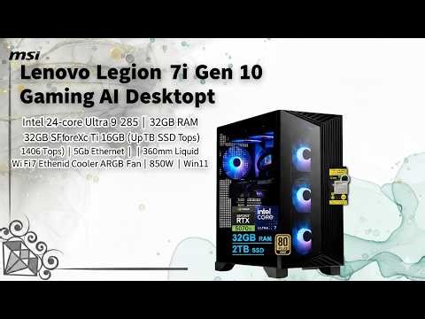 Lenovo Legion Tower 7i Gen 10 Review 🔥 RTX 5080 + Ultra 9 AI Gaming Beast (2026)