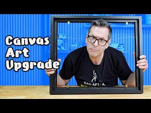 How to Build a Floating Frame for Canvas Art
