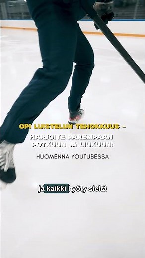 Opi Luistelun Tehokkuus – Harjoite Parempaan Potkuun ja Liukuun!🏒🔥
