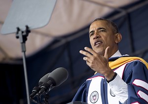 President Obama Strikes Hopeful Tone in Howard University Commencement Speech