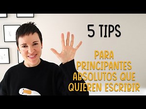5 tips for total beginners who want to write