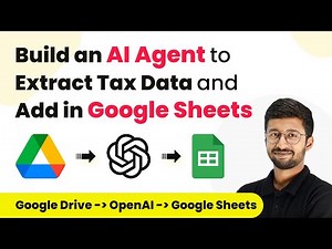 How to Build an AI Agent to Extract Tax Data and Add in Google Sheets