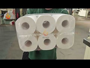 Toilet Paper Production Line with Multi Roll Packaging Machine | Toilet Tissue Roll Machine