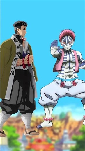 Gyomei Vs Akaza #demonslayer #anime