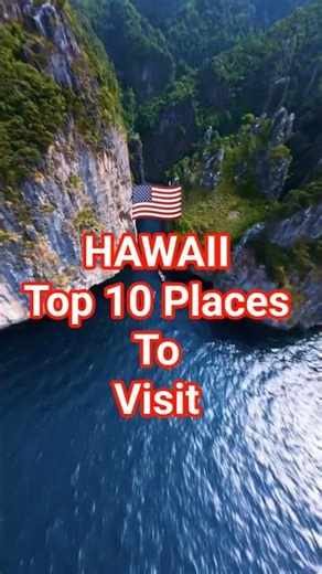 Hawaii Top 10 Places to visit🇺🇸🌴 | Paradise on Earth 🌎 ✨