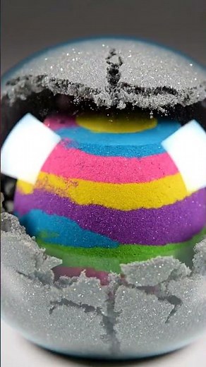 “Rainbow Sand Bubble Burst — Ultimate ASMR Explosion 🌈🫧”
