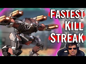 OMG! War Robots most ILLEGAL Kill Streak Ever! WR Gameplay