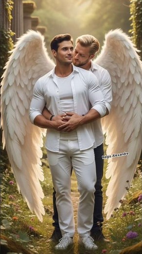 Gay Couple Angel Angels love