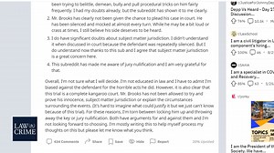 Judge Jennifer Dorow addressed how someone claimed to be a juror in Darrell Brooks' trial in a Reddit post and stated the information has been passed to law enforcement to verify validity. | Law&Crime