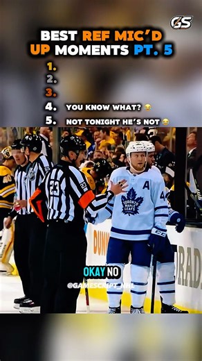 BEST NHL REF MIC’D UP MOMENTS 😂🏒
