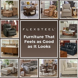 Whatever your style, Flexsteel has something for every room! Visit Harris Family Furniture to find pieces that make your home complete! | Harris Family Furniture and Mattress
