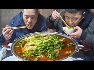 1.5kg catfish, brother-in-law made "watercress", with brown sugar bacon, delicious and enjoyable