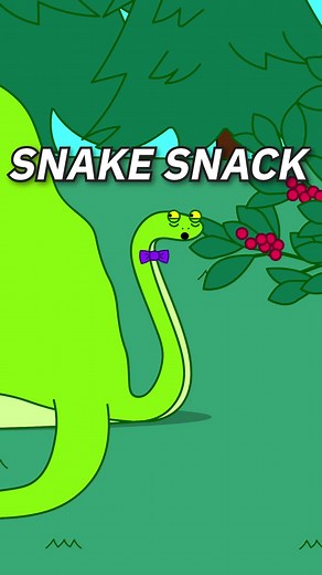 Snake Snack 🐍 #fyp #cartoon #animation #animals #funny #foru #familyguy #lol