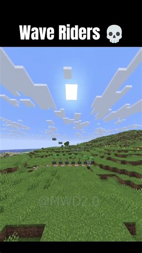 Minecraft Wave Riders 💀🤯 #minecraft #shorts #viralboy