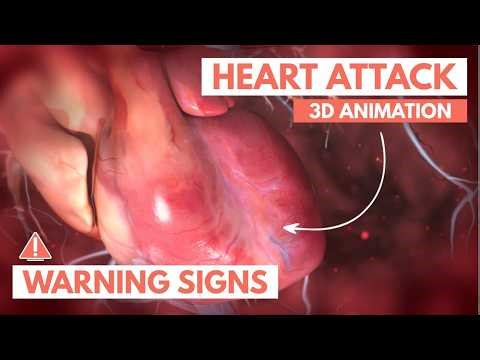 Recognizing a Heart Attack: 3D Animation of Symptoms, Artery Blockage & Life-Saving Treatment