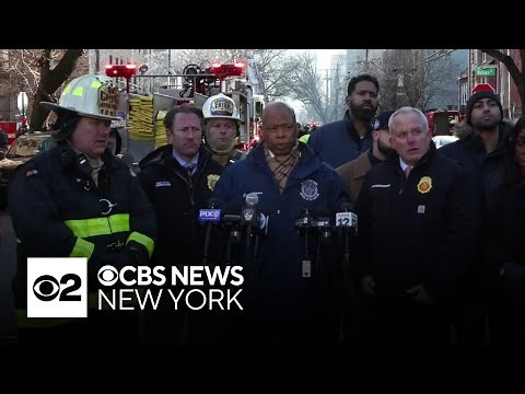 NYC officials at scene of Bronx fire | Full news conference