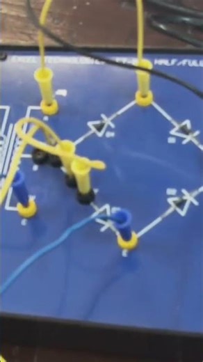 #viral how to operate half and full wave rectifier....#opreter #engineering #dcrust #engineer