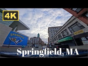 Springfield, Massachusetts, USA 🇺🇸 4K Drive