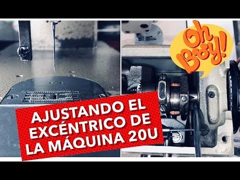 Cómo ajustar el ciclo de Dientes y Aguja (Excéntrico) | 20U Singer | Profe Suescún | 4K