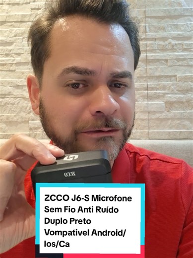 ZCCO J6-S Microfone Sem Fio: Qualidade e Conectividade