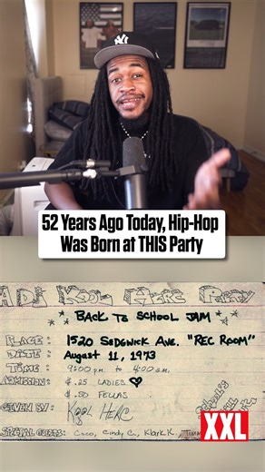 90K views · 1.3K reactions | 52 years ago today, hip-hop was born  | XXL Magazine | Facebook