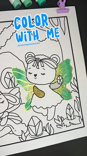 Coloring the Fairy from Secret Forest