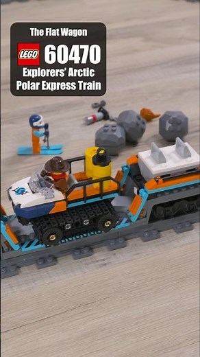 LEGO 60470 Flat Wagon | LEGO Explorers' Arctic Polar Express | Showcase 60470 City 2025 Trains