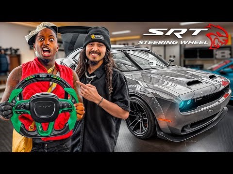 I Bought A Custom Carbon Fiber Steering Wheel For My HellCat RedEye!