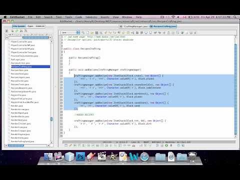 How to make your own Minecraft Recipes