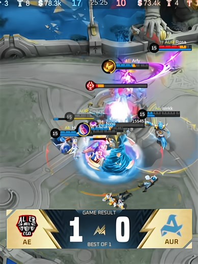 DETIK-DETIK AURORA GAMING RATA SAMA ALTER EGO! 😱🔥 Gak nyangka match-nya bakal se-inten ini! Fix, AE tim pertama yang lolos Knockout M7! Sejarah baru bos! Hero apa yang paling rusuh menurut kalian di match ini? Komen di bawah! 👇 Yang belum main, yuk join keseruannya! Download MLBB sekarang! #MLBB #MLBBM7 #alterego