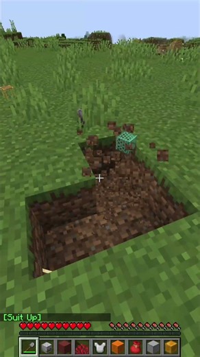 Minecraft But Block Drop's are Random Items!! #minecraft #gaming