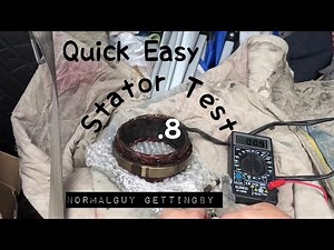How to test a Stator on a Motorcycle-Quick Easy Bench Test Alternator