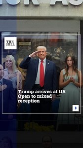The men’s U.S. Open final was delayed by about 30 minutes on Sunday to accommodate security for the arrival of President Trump, who was met with a mix of boos and cheers from the New York crowd in Queens. Trump was briefly shown on the jumbotrons at Arthur Ashe Stadium in his native borough during the playing of the national anthem. The president was joined by his son-in-law Jared Kushner, granddaughter Arabella, his chief of staff Susie Wiles, press secretary Karoline Leavitt, U.S. Attorney Gen