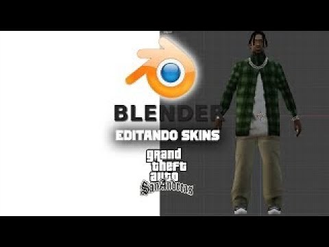 BLENDER 2.82 - GTA SANDREAS Editing skin ( DRAGONFF ) (TRANSCRIPT IN ENGLISH)