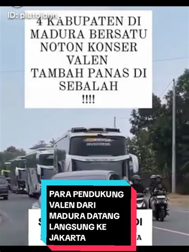 Pendukung Valen dari Madura di Jakarta