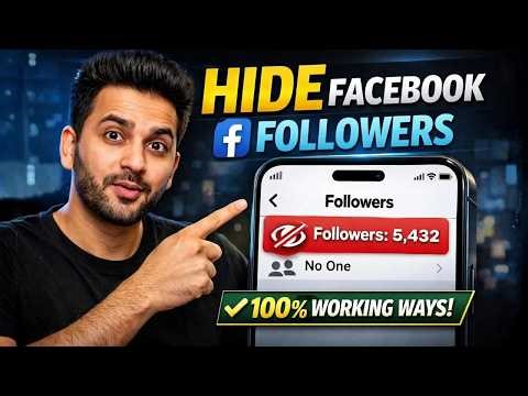 How To Hide Followers On Facebook (2026) | Make Followers Private