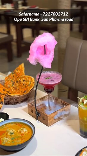 ATM Food Studio on Instagram: "@safarnama_byculturalkitchen sunpharma road, opp SBI bank, besides BMW show room, Vadodara… #vadodara #safarnama #atmfoodstudio"