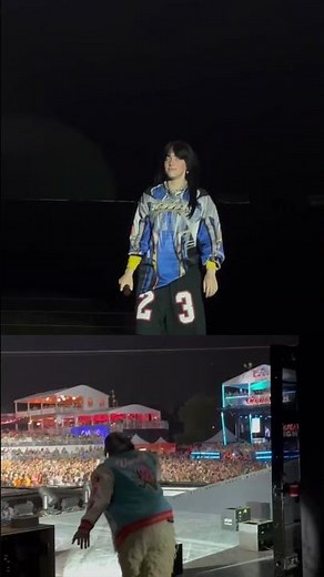 Billie Eilish brings out Armani White to Perform “BILLIE EILISH” together #billieeilish