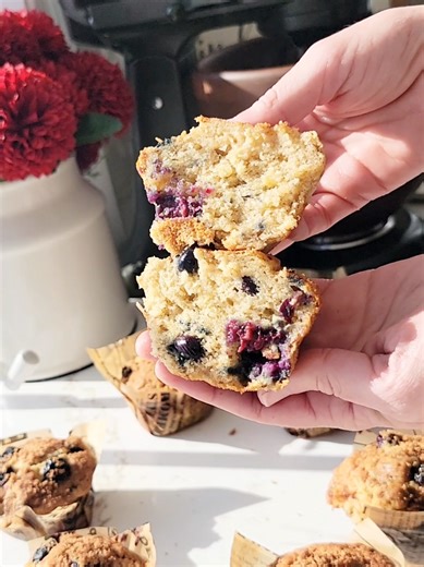 Delicious Banana Blueberry Muffins Recipe