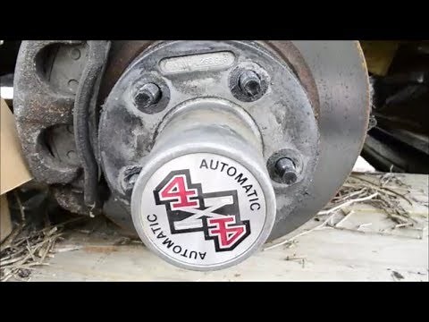96 FORD Ranger Auto LOCKING Hub And ROTOR Removal 4x4